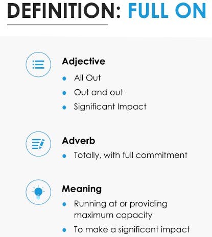 Full On Definition | Full On Consulting